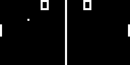 CHIP-8 Pong Screenshot