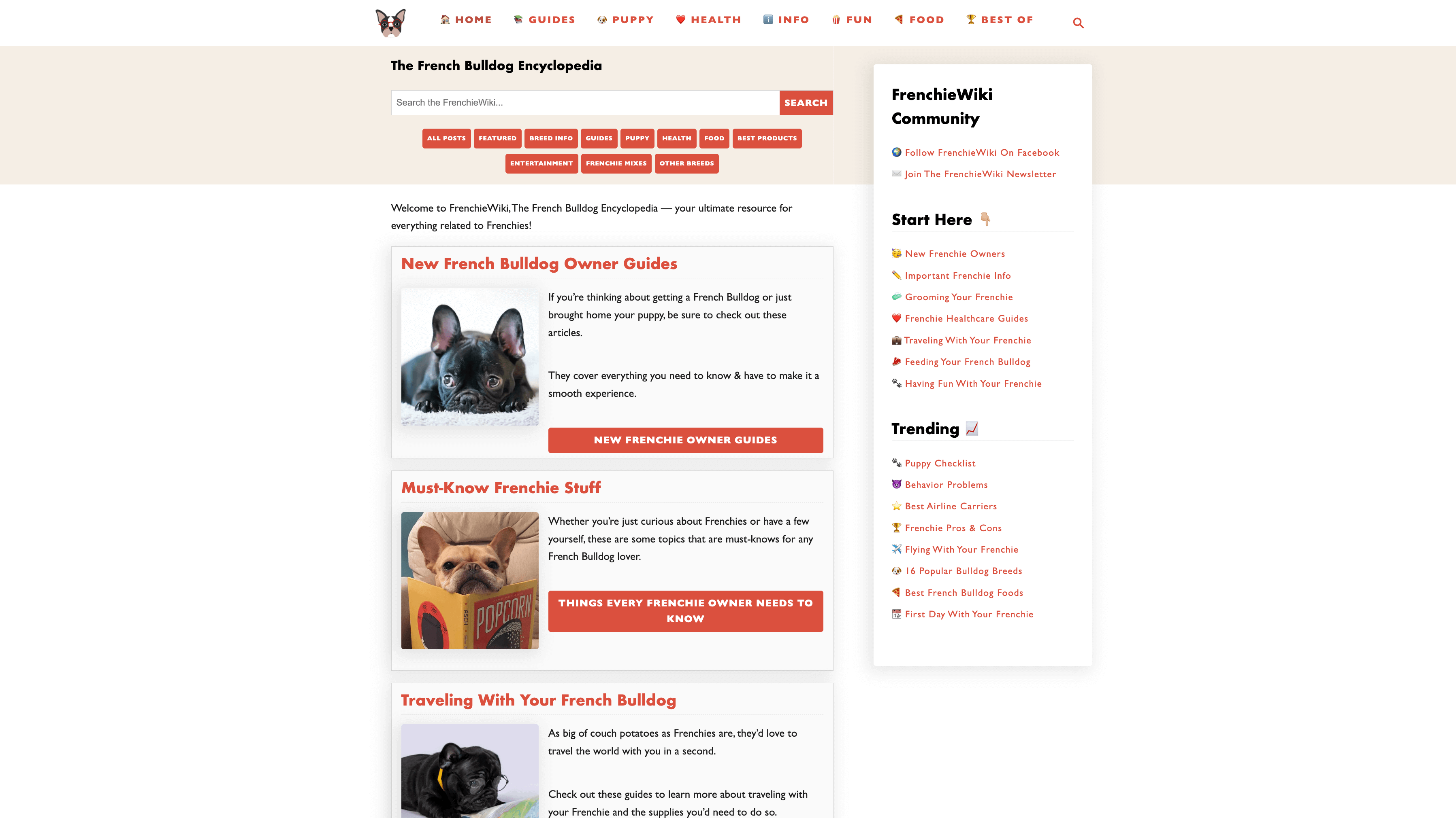 FrenchieWiki Screenshot