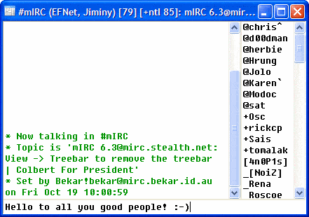 Internet Relay (IRC) Server